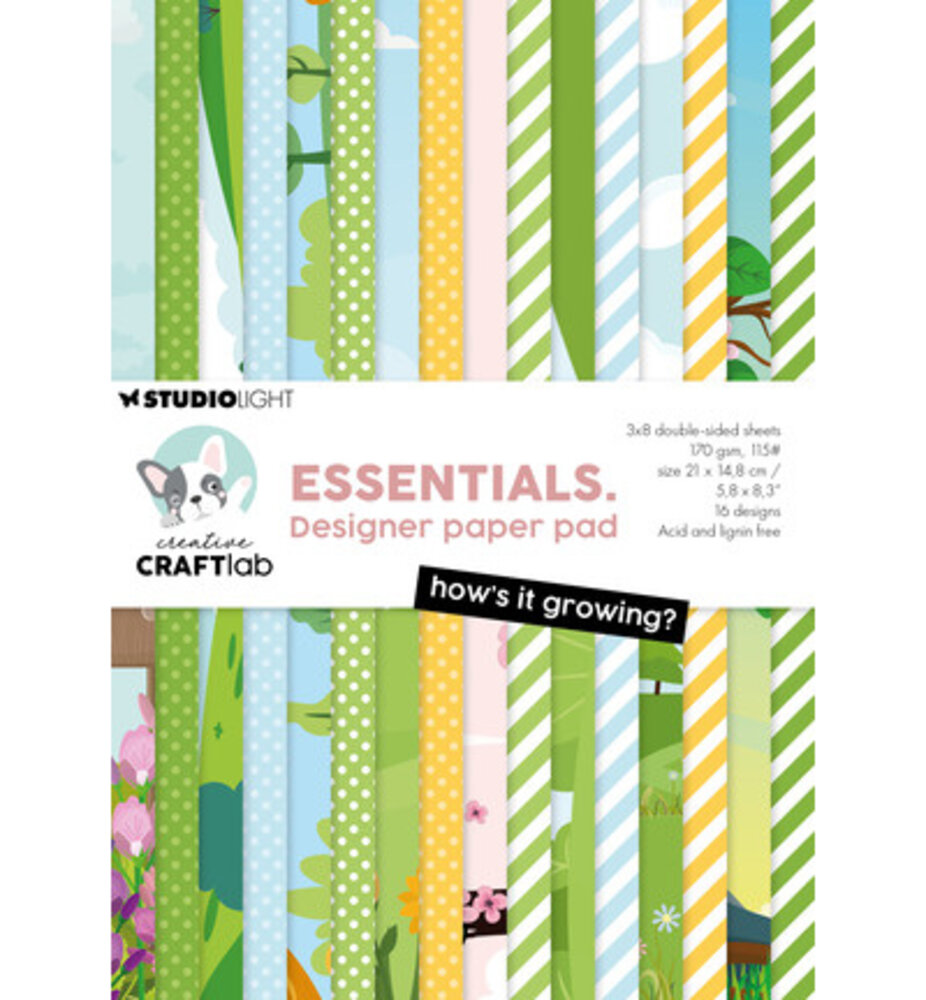 Creative Craftlab PRE-ORDER Essentials How's It Growing? A5 Paper Pad (CCL-ES-DPP472)
