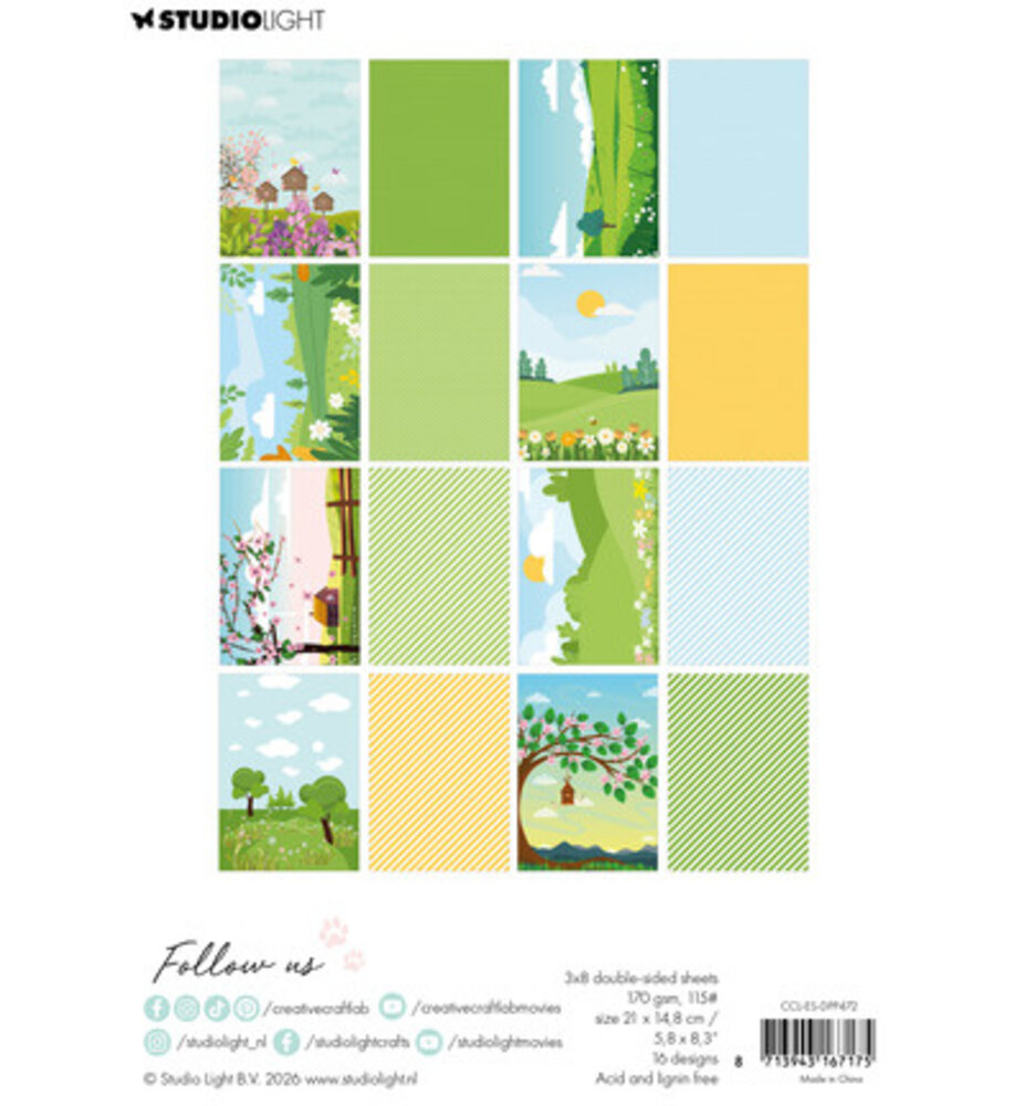 Creative Craftlab PRE-ORDER Essentials How's It Growing? A5 Paper Pad (CCL-ES-DPP472)