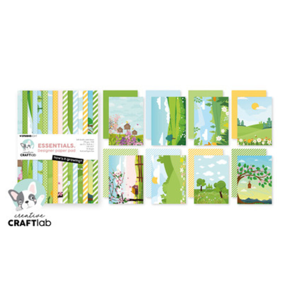 Creative Craftlab PRE-ORDER Essentials How's It Growing? A5 Paper Pad (CCL-ES-DPP472)