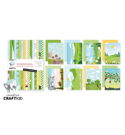 Creative Craftlab Essentials How's It Growing? A5 Paper Pad (CCL-ES-DPP472)