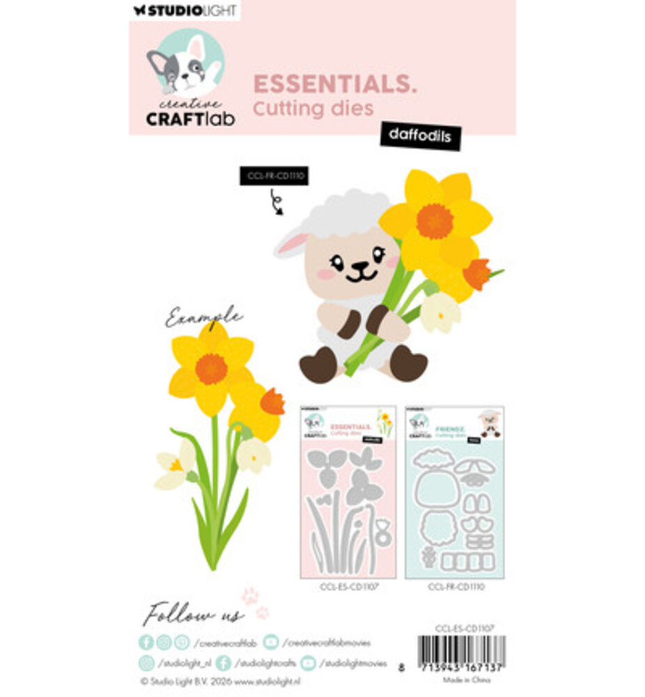 Creative Craftlab PRE-ORDER Essentials Dies Daffodils (CCL-ES-CD1107)