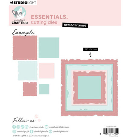 Creative Craftlab PRE-ORDER Essentials Dies Nested Frames (CCL-ES-CD1108)