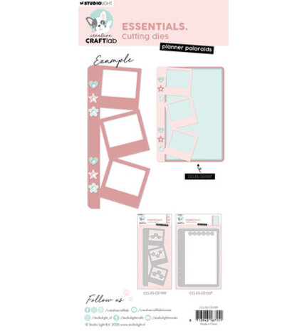 Creative Craftlab PRE-ORDER Essentials Dies Planner Polaroids (CCL-ES-CD1109)