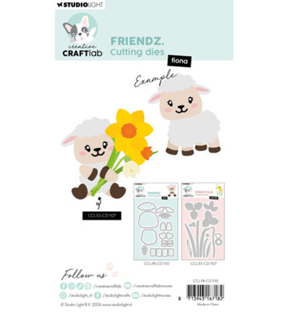 Creative Craftlab PRE-ORDER Friendz Dies Fiona (CCL-FR-CD1110)