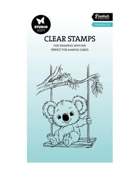 Studio Light PRE-ORDER Essentials Clear Stamps Swinging by Koala (SL-ES-STAMP946)