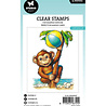 Studio Light PRE-ORDER Essentials Clear Stamps Catching up Monkey (SL-ES-STAMP947)