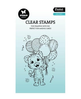 Studio Light PRE-ORDER Essentials Clear Stamps Wild Party Tiger (SL-ES-STAMP949)