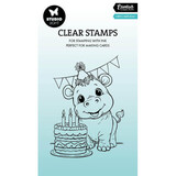 Studio Light Essentials Clear Stamps Hippo Birthday (SL-ES-STAMP950)