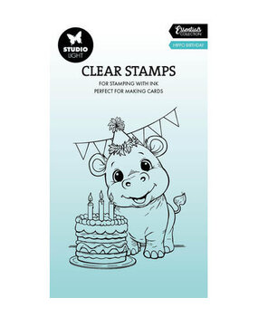 Studio Light Essentials Clear Stamps Hippo Birthday (SL-ES-STAMP950)