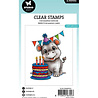 Studio Light PRE-ORDER Essentials Clear Stamps Hippo Birthday (SL-ES-STAMP950)