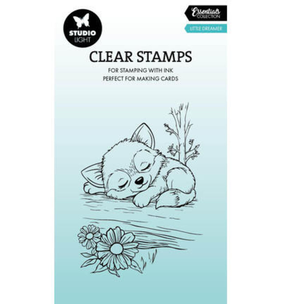 Studio Light PRE-ORDER Essentials Clear Stamps Little Dreamer Fox (SL-ES-STAMP951)