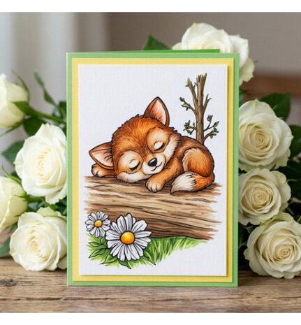 Studio Light PRE-ORDER Essentials Clear Stamps Little Dreamer Fox (SL-ES-STAMP951)