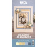 Find It Trading Linen Cardstock Pack 4K Vintage Chic Pack (FITCB4K005)