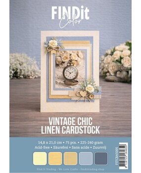 Find It Trading Linen Cardstock Pack A5 Vintage Chic Pack (FITCBA5005) Find It Trading Linen Cardstock Pack A5 Vintage Chic Pack (FITCBA5005)