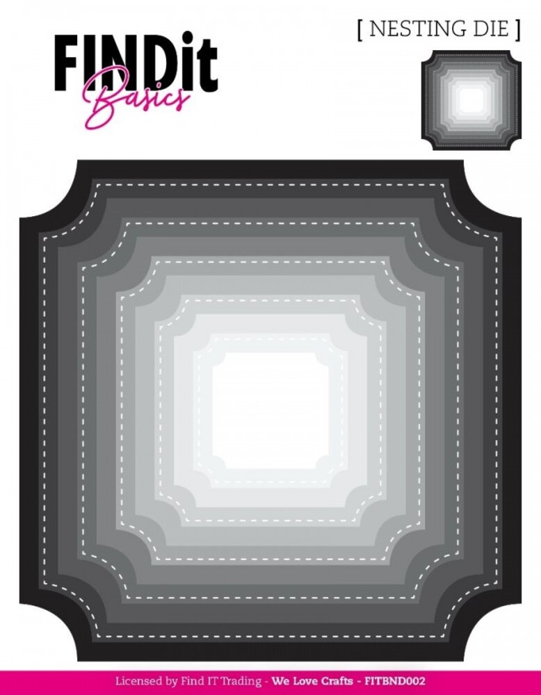 Find It Trading Cut Corner Squares Nesting Dies (FITBND002) Find It Trading Cut Corner Squares Nesting Dies (FITBND002)
