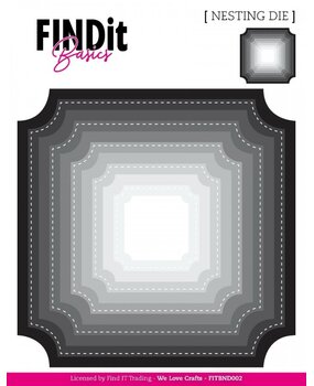Find It Trading Cut Corner Squares Nesting Dies (FITBND002)