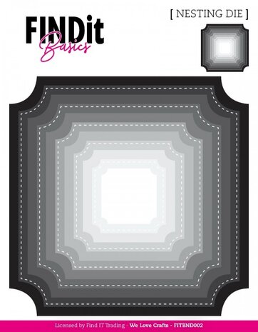 Find It Trading Cut Corner Squares Nesting Dies (FITBND002) Find It Trading Cut Corner Squares Nesting Dies (FITBND002)