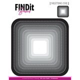 Find It Trading Curved Squares Nesting Dies (FITBND004)