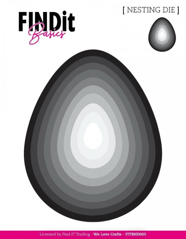 Find It Trading Egg Nesting Dies (FITBND005) Find It Trading Egg Nesting Dies (FITBND005)