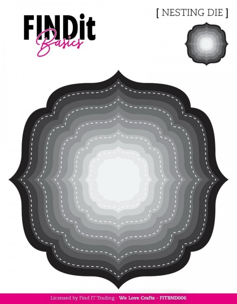 Find It Trading Ornate Frame Nesting Dies (FITBND006)