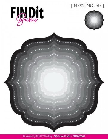 Find It Trading Ornate Frame Nesting Dies (FITBND006)