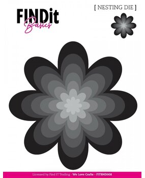 Find It Trading Petal Flower Nesting Dies (FITBND008)