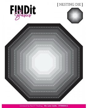 Find It Trading Stitched Octagon Nesting Dies (FITBND012)