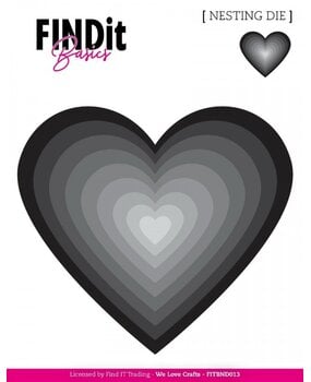 Find It Trading Hearts 2 Nesting Dies (FITBND013)