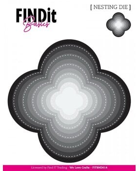 Find It Trading Stitched Quatrefoil Nesting Dies (FITBND014)