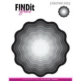 Find It Trading Stitched Wavy Bloom Nesting Dies (FITBND017)