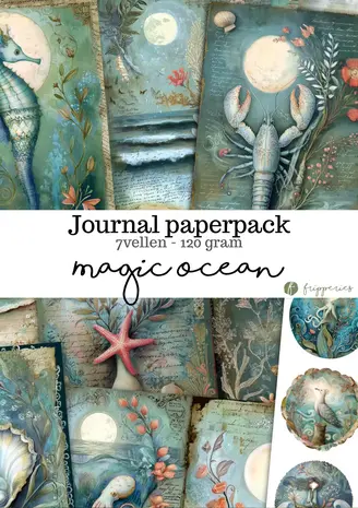 Fripperies Magic Ocean A5 Journal Paperpack (MAG) Fripperies Magic Ocean A5 Journal Paperpack (MAG)