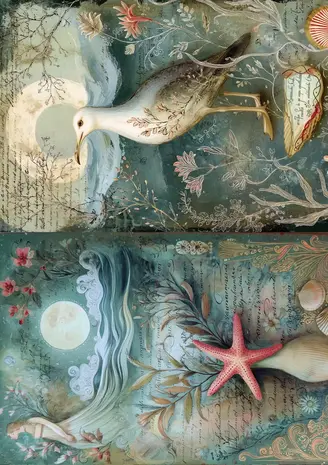 Fripperies Magic Ocean A5 Journal Paperpack (MAG) Fripperies Magic Ocean A5 Journal Paperpack (MAG)