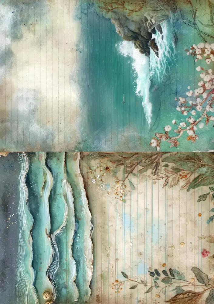 Fripperies Magic Ocean A5 Journal Paperpack (MAG) Fripperies Magic Ocean A5 Journal Paperpack (MAG)