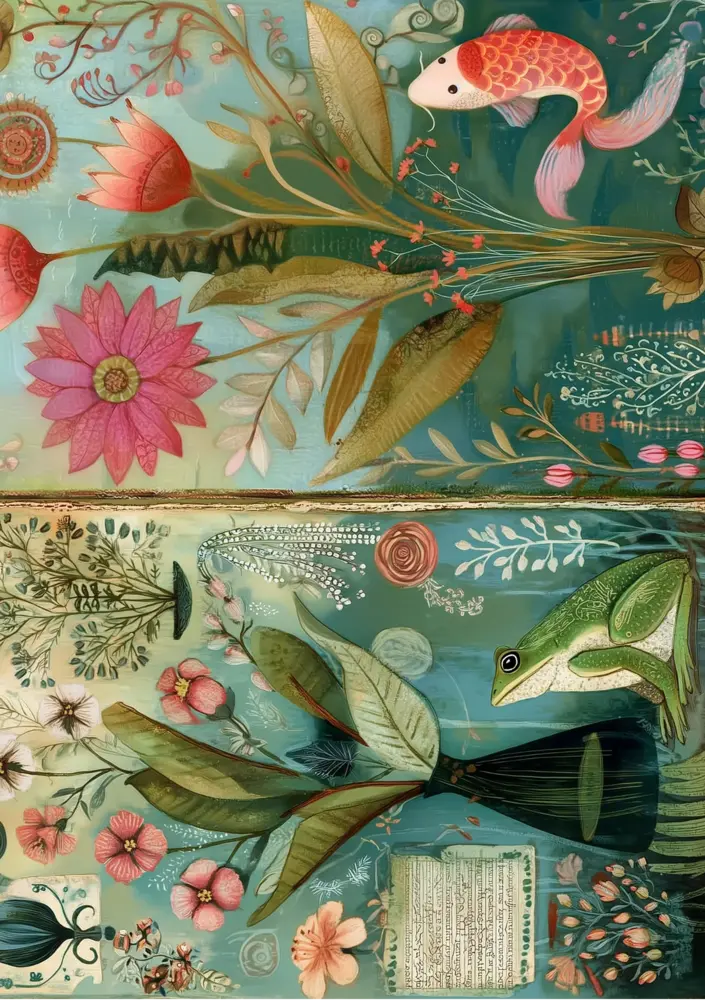 Fripperies Folk Art Animals A5 Journal Paperpack (FOL) Fripperies Folk Art Animals A5 Journal Paperpack (FOL)