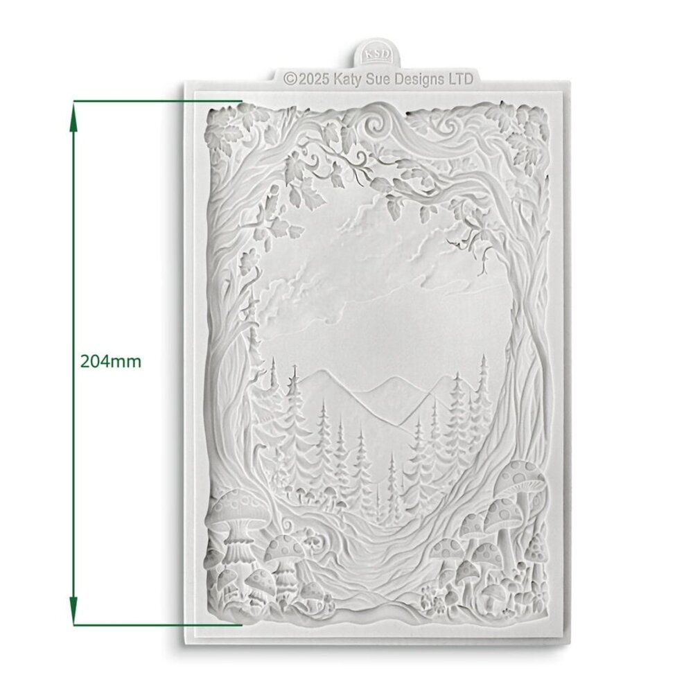 Cosmic Shimmer Silicone Mould Enchanted Forest Scene (CE0154-CS)