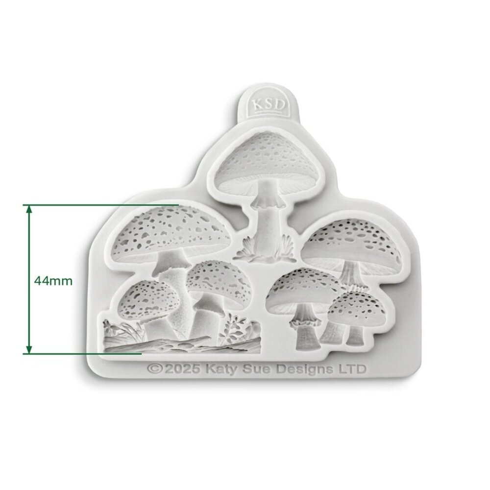 Cosmic Shimmer Silicone Mould Toadstool Trio (CE0156-CS)