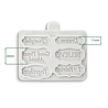 Cosmic Shimmer Silicone Mould Believers Mini Plaques (CE0157-CS)