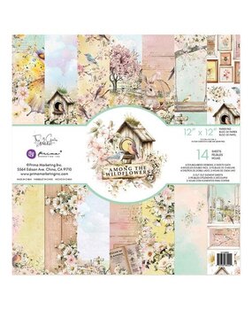 Prima Marketing Inc PRE-ORDER Among the Wildflowers 12x12 Inch Paper Pad (682224)