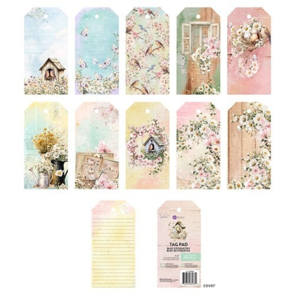Prima Marketing Inc PRE-ORDER Among the Wildflowers Tag Pad (682330)