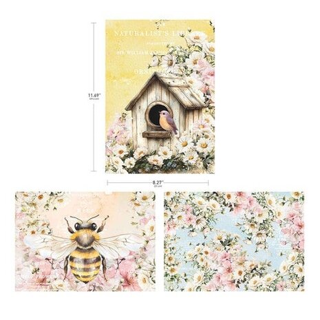 Prima Marketing Inc Among the Wildflowers A4 Decoupage (682293) Prima Marketing Inc Among the Wildflowers A4 Decoupage (682293)