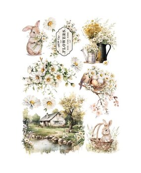 Prima Marketing Inc Among the Wildflowers A4 Rub On Transfers (682309)