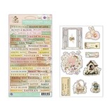 Prima Marketing Inc Among the Wildflowers Chipboard Stickers (682262)