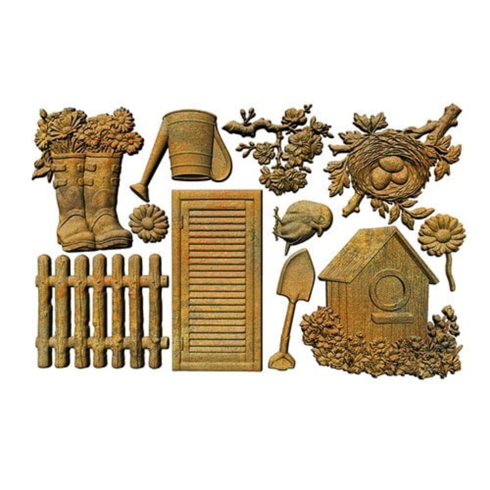 Prima Marketing Inc PRE-ORDER Among the Wildflowers 5x8 Inch Mould Spring Tales (682361)