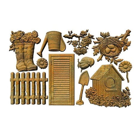 Prima Marketing Inc PRE-ORDER Among the Wildflowers 5x8 Inch Mould Spring Tales (682361)