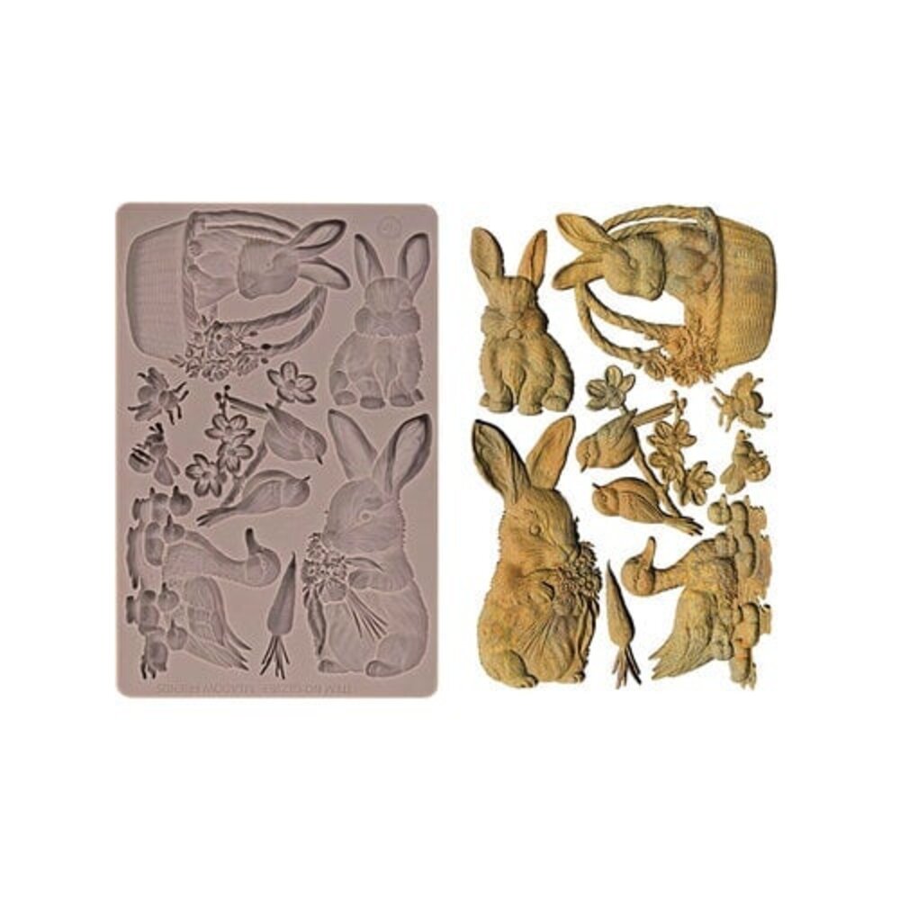 Prima Marketing Inc Among the Wildflowers 5x8 Inch Mould Garden Friends (682583)