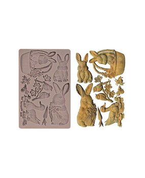 Prima Marketing Inc PRE-ORDER Among the Wildflowers 5x8 Inch Mould Garden Friends (682583)