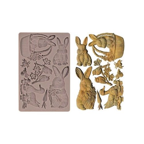 Prima Marketing Inc Among the Wildflowers 5x8 Inch Mould Garden Friends (682583)