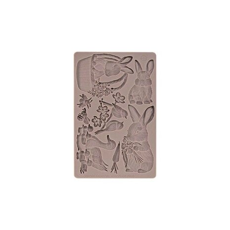 Prima Marketing Inc PRE-ORDER Among the Wildflowers 5x8 Inch Mould Garden Friends (682583)