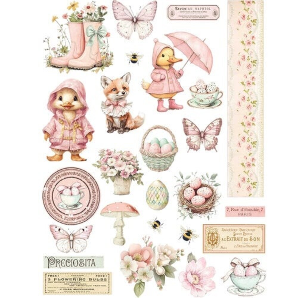 Prima Marketing Inc Sweet Spring A4 Rub On Transfers (982201)