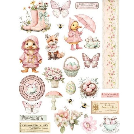 Prima Marketing Inc PRE-ORDER Sweet Spring A4 Rub On Transfers (982201)